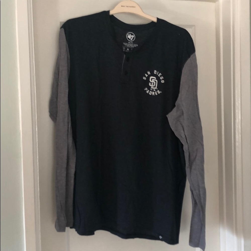 Men’s XXL ‘47 Raglan SD Padres long sleeve t-shirt
